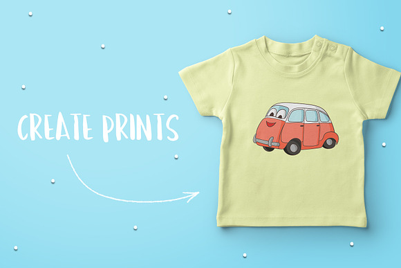 Car Characters in Illustrations - product preview 2