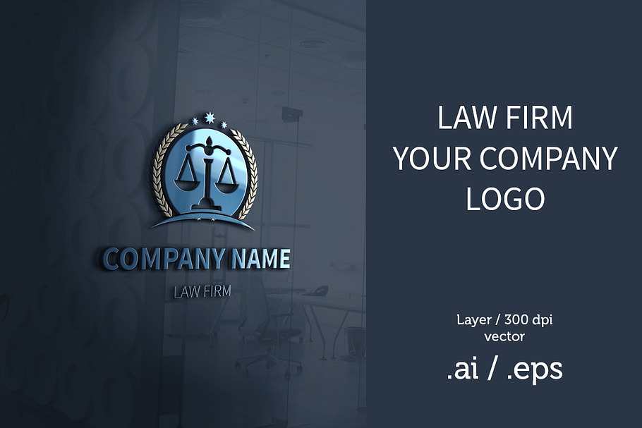 Law firm logo design in Logo Templates - product preview 8