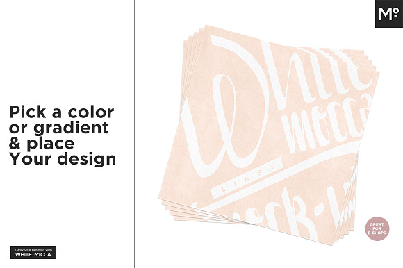 Non-coined Paper Napkin Mock-up in Product Mockups - product preview 5