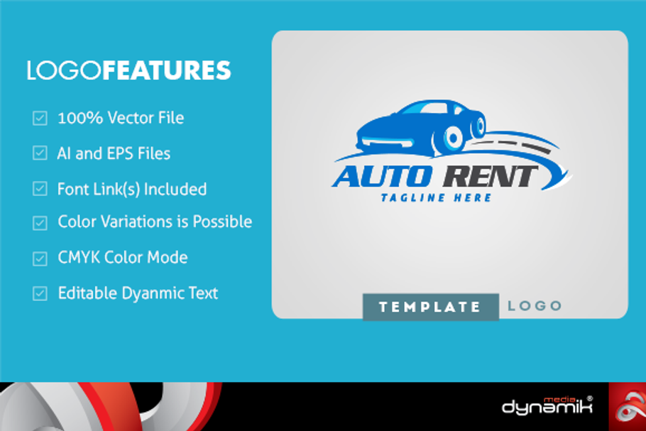 Auto Rent - Logo Template