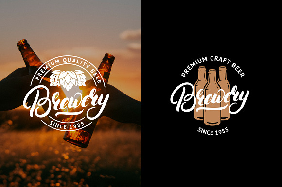 Brewery Logo Set in Logo Templates - product preview 1