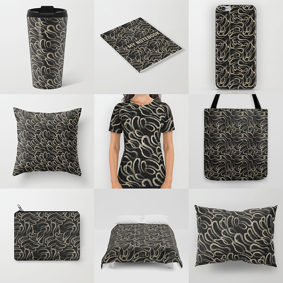 Vector Abstract Seamless Patterns in Patterns - product preview 6