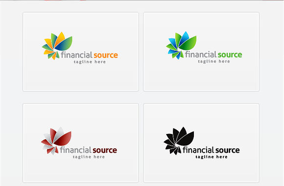 Financial Source - Logo Template in Logo Templates - product preview 1