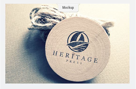 Heritage Press - logo Template in Logo Templates - product preview 3