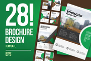 28 business brochure set