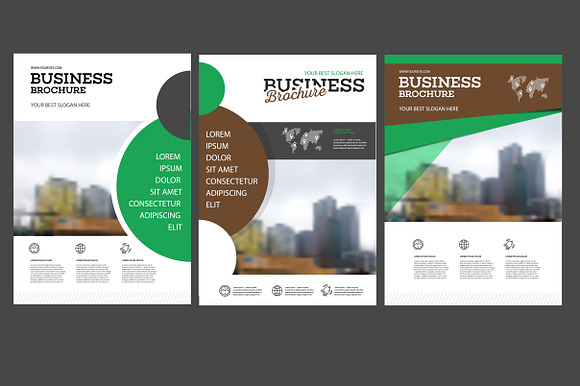 28 business brochure set in Brochure Templates - product preview 1