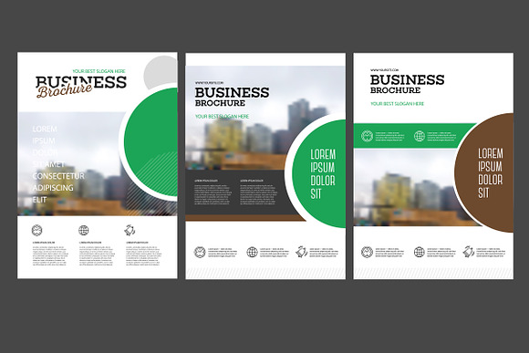 28 business brochure set in Brochure Templates - product preview 5