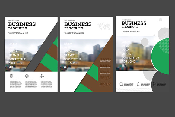 28 business brochure set in Brochure Templates - product preview 6