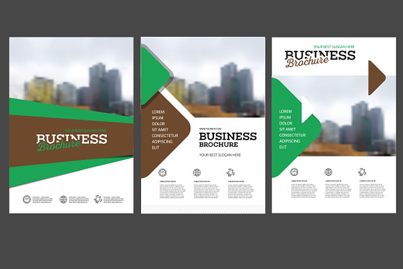 28 business brochure set in Brochure Templates - product preview 7