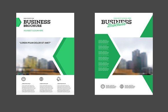28 business brochure set in Brochure Templates - product preview 10