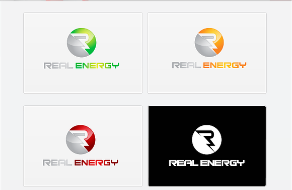 Real Energy - Logo Template in Logo Templates - product preview 1