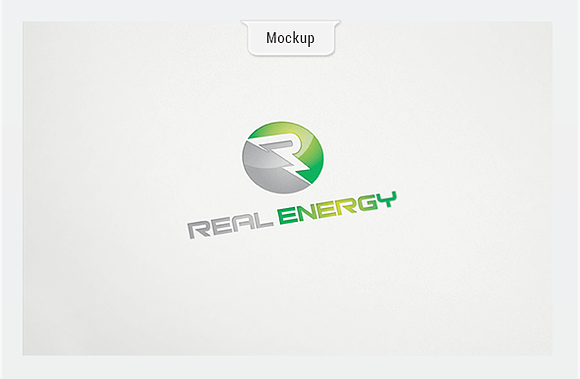 Real Energy - Logo Template in Logo Templates - product preview 3