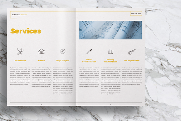 Architecture Brochure in Brochure Templates - product preview 4