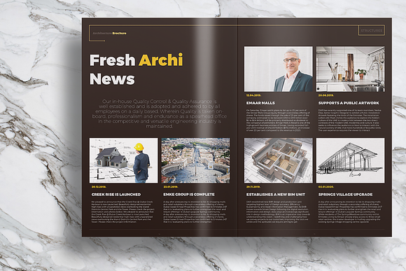 Architecture Brochure in Brochure Templates - product preview 7