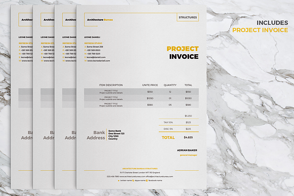 Architecture Brochure in Brochure Templates - product preview 13