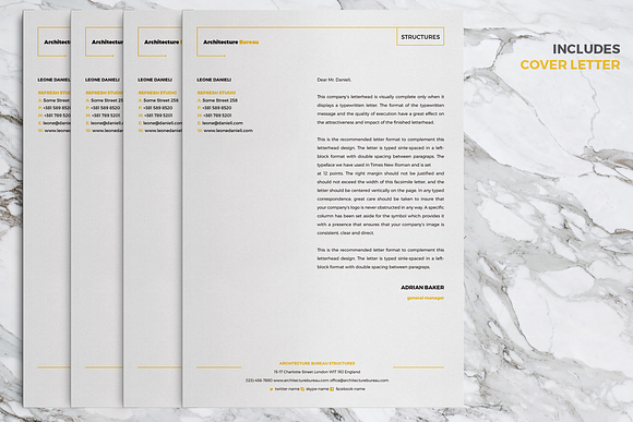Architecture Brochure in Brochure Templates - product preview 14