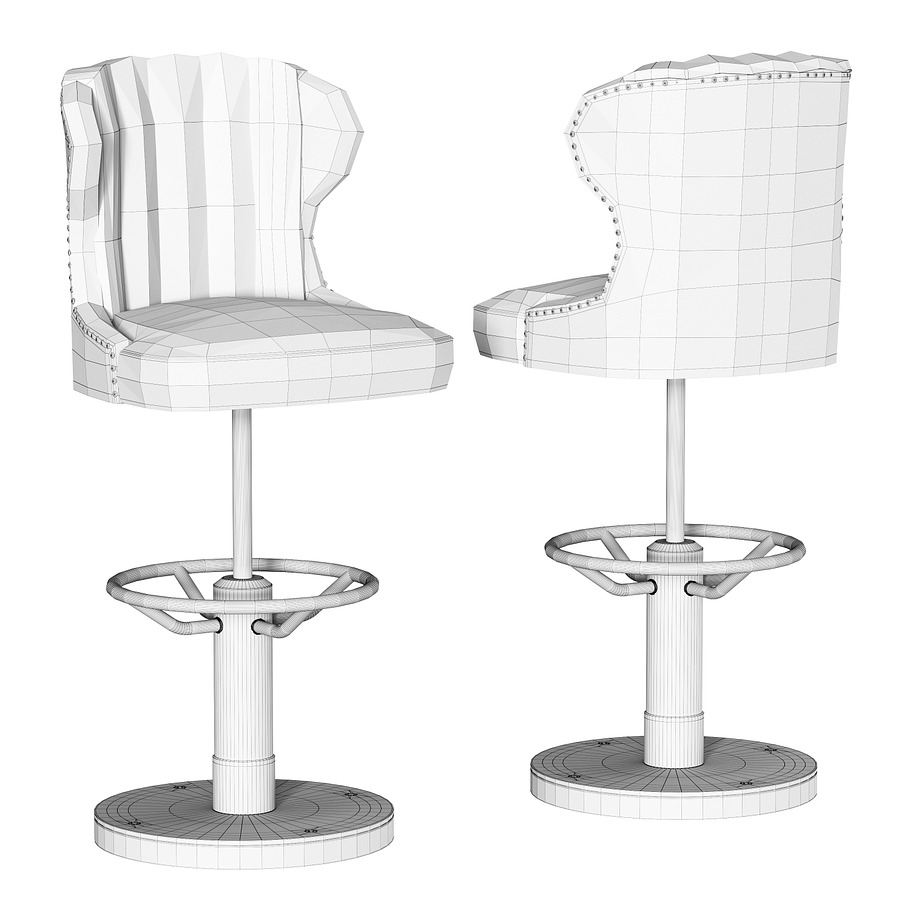 Bar stool Captains in Furniture - product preview 3