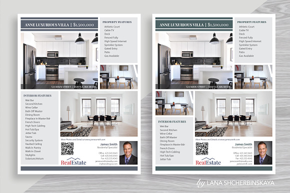 Real Estate Flyer Template No.2 in Flyer Templates - product preview 1