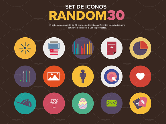 RANDOM 30 Icon Set in Kawaii Emoticons - product preview 3