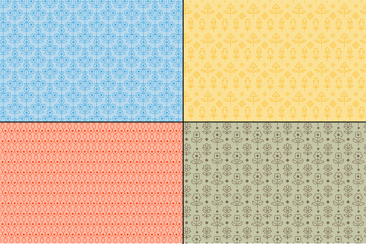 Seamless Paisley Patterns in Patterns - product preview 8