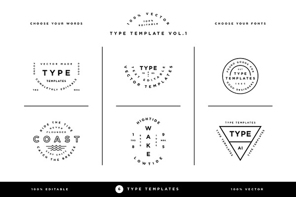 Type Template Vol. 1