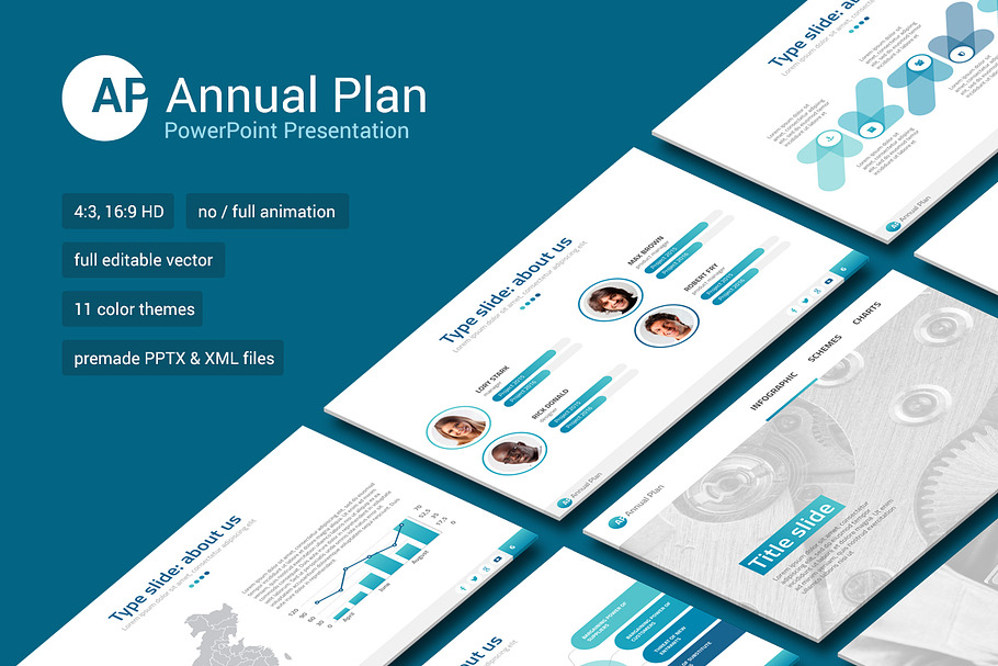Annual Plan PowerPoint in Templates - product preview 8