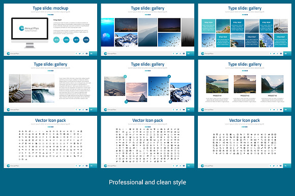 Annual Plan PowerPoint in Templates - product preview 7