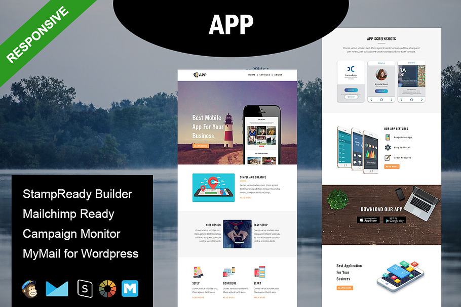 APP- Responsive Email Template