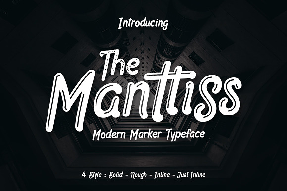 Manttiss Marker Font in Display Fonts - product preview 7