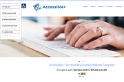 Accessible+ HTML Website Template