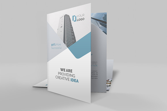 Business Bi Fold Brochure in Brochure Templates - product preview 3