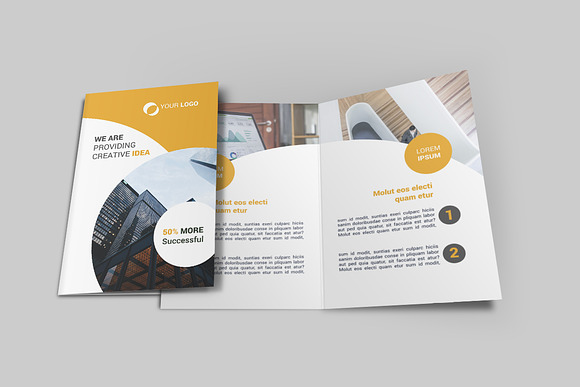 Business Bi Fold Brochure in Brochure Templates - product preview 3