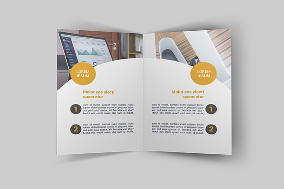 Business Bi Fold Brochure in Brochure Templates - product preview 5