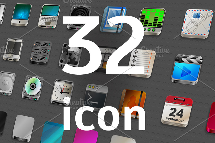 32 vector icons