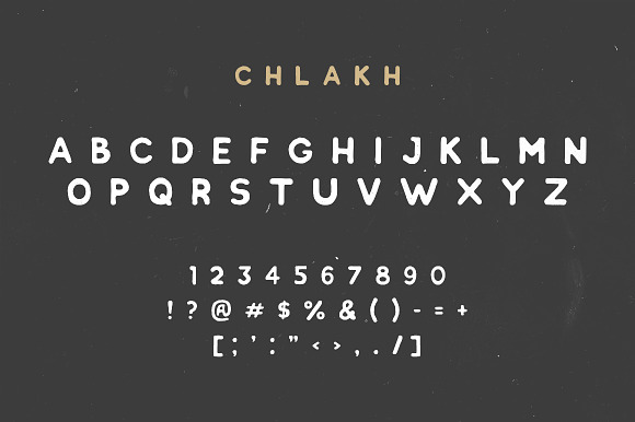 Chlakh - Hand Drawn Typeface in Roman Fonts - product preview 1