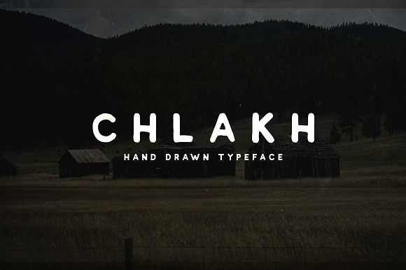 Chlakh - Hand Drawn Typeface in Roman Fonts - product preview 5