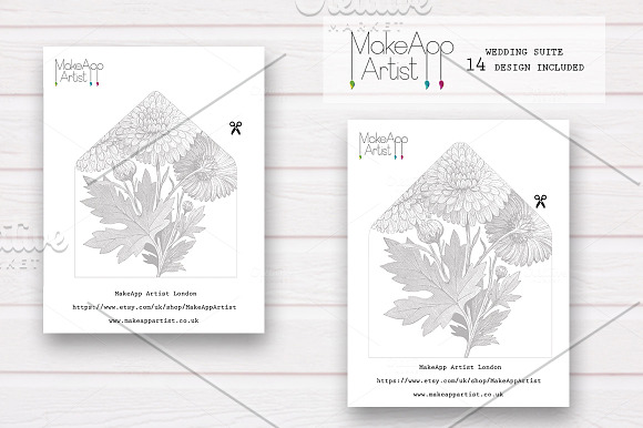 Wedding Invitation Suite - Melanie in Wedding Templates - product preview 2
