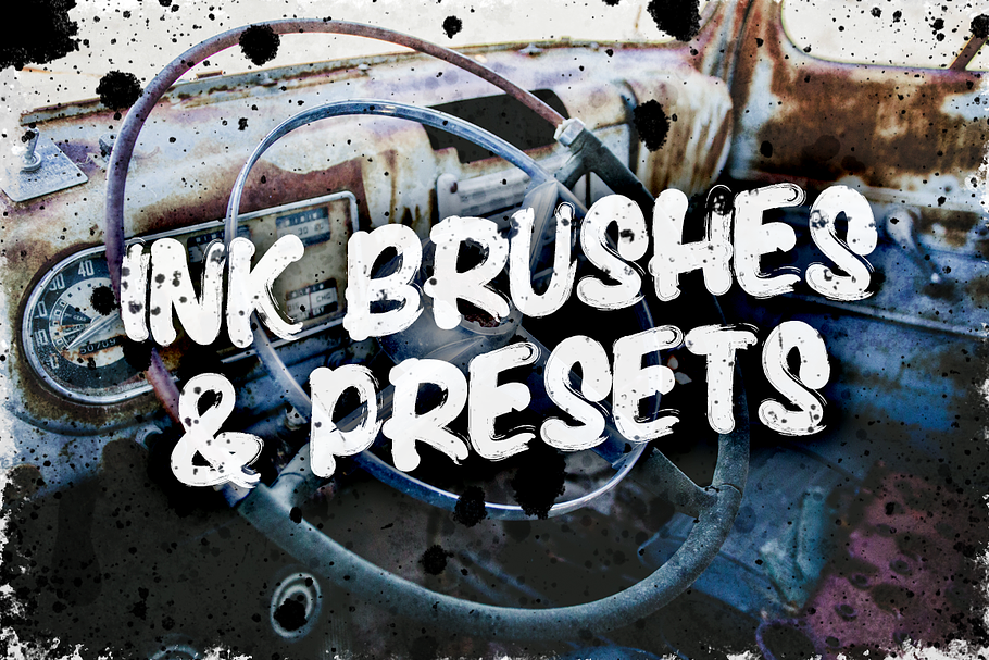 Ink Brushes & Presets in Photoshop Brushes - product preview 8