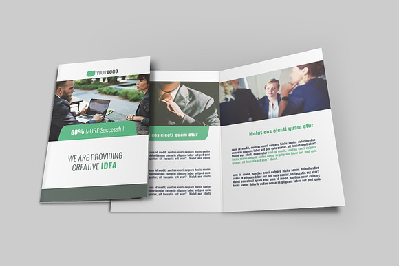 Business Bi Fold Brochure - v009 in Brochure Templates - product preview 2