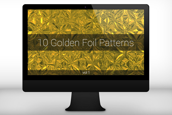 Golden Foil Seamless Patterns (v 1) in Patterns - product preview 4