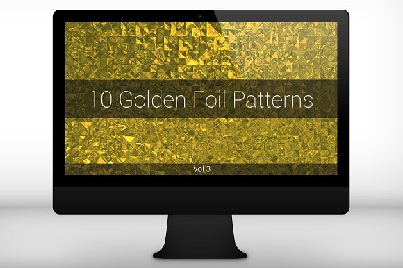 Golden Foil Seamless Patterns (v 3) in Patterns - product preview 4