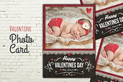 Valentine Photo Card PSD Template
