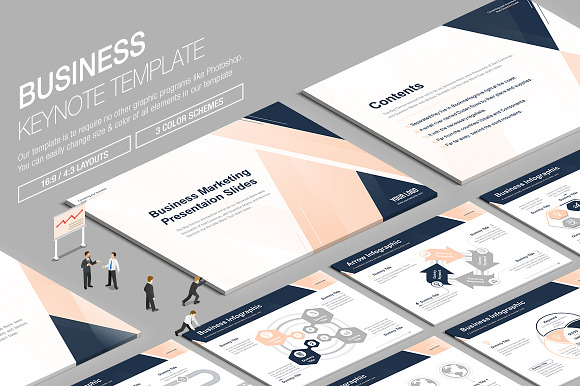 Business Keynote Template vol.18 in Keynote Templates - product preview 2