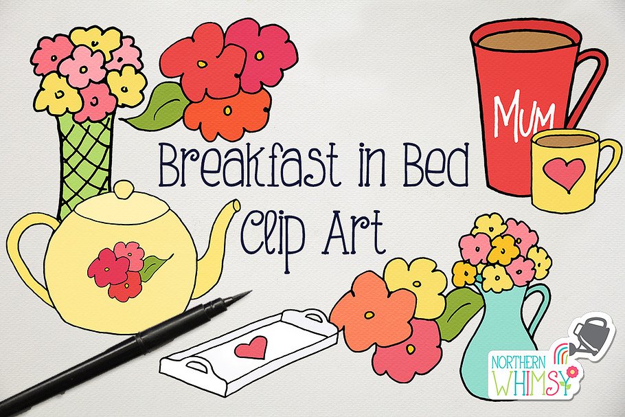 Mothers Day Clip Art in Illustrations - product preview 8