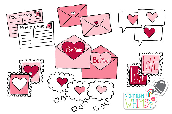 Valentine's Clip Art in Patterns - product preview 1