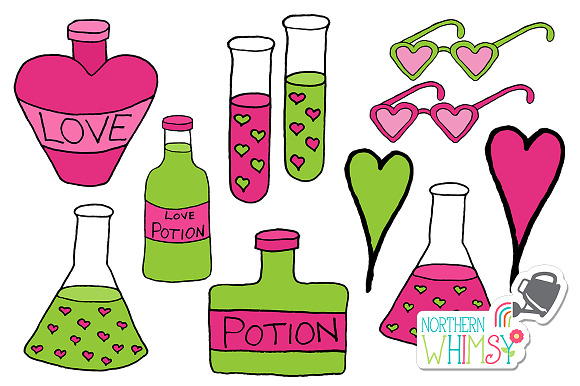 Love Potion Illustrations Valentines in Illustrations - product preview 1
