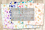 Glitter Confetti Background Papers 2