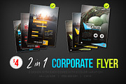 Corporate Flyers Psd Template 2 in 1