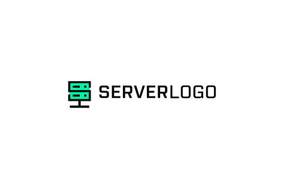 Server & Hosting Logo Template in Logo Templates - product preview 1