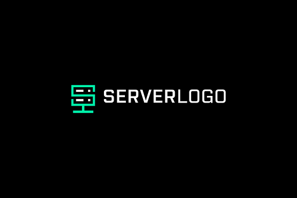 Server & Hosting Logo Template in Logo Templates - product preview 2